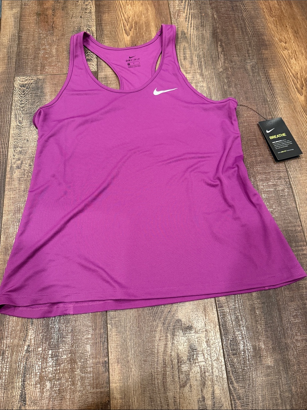 Nike Women's Magenta Racerback Tank Top